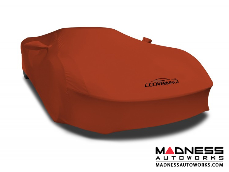 Alfa Romeo 4C Custom Vehicle Cover - Indoor Satin Stretch - Go Mango Orange